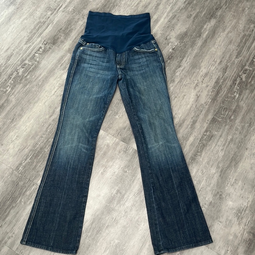 7 for All Mankind A Pocket Maternity Jeans Size 30